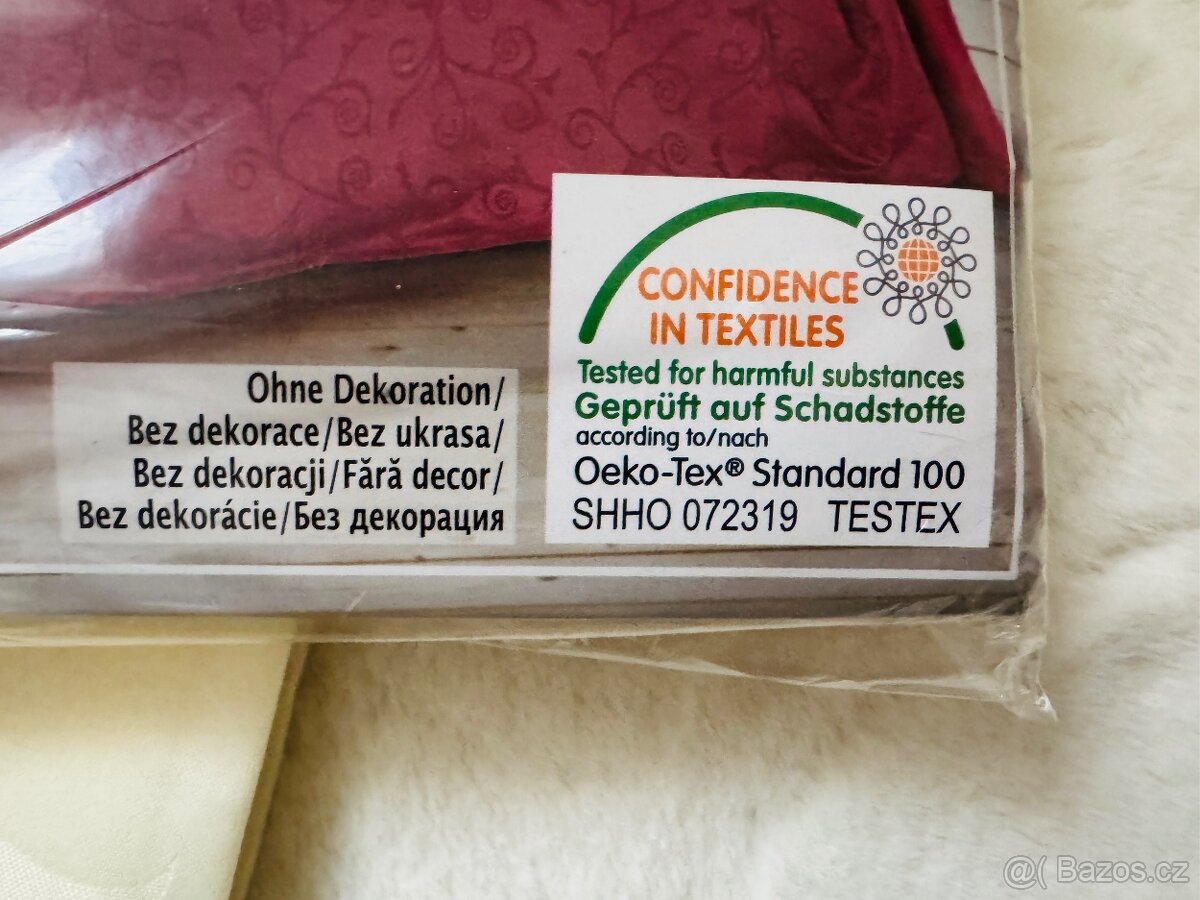 Krémový přehoz/ubrus 210x280cm - 3