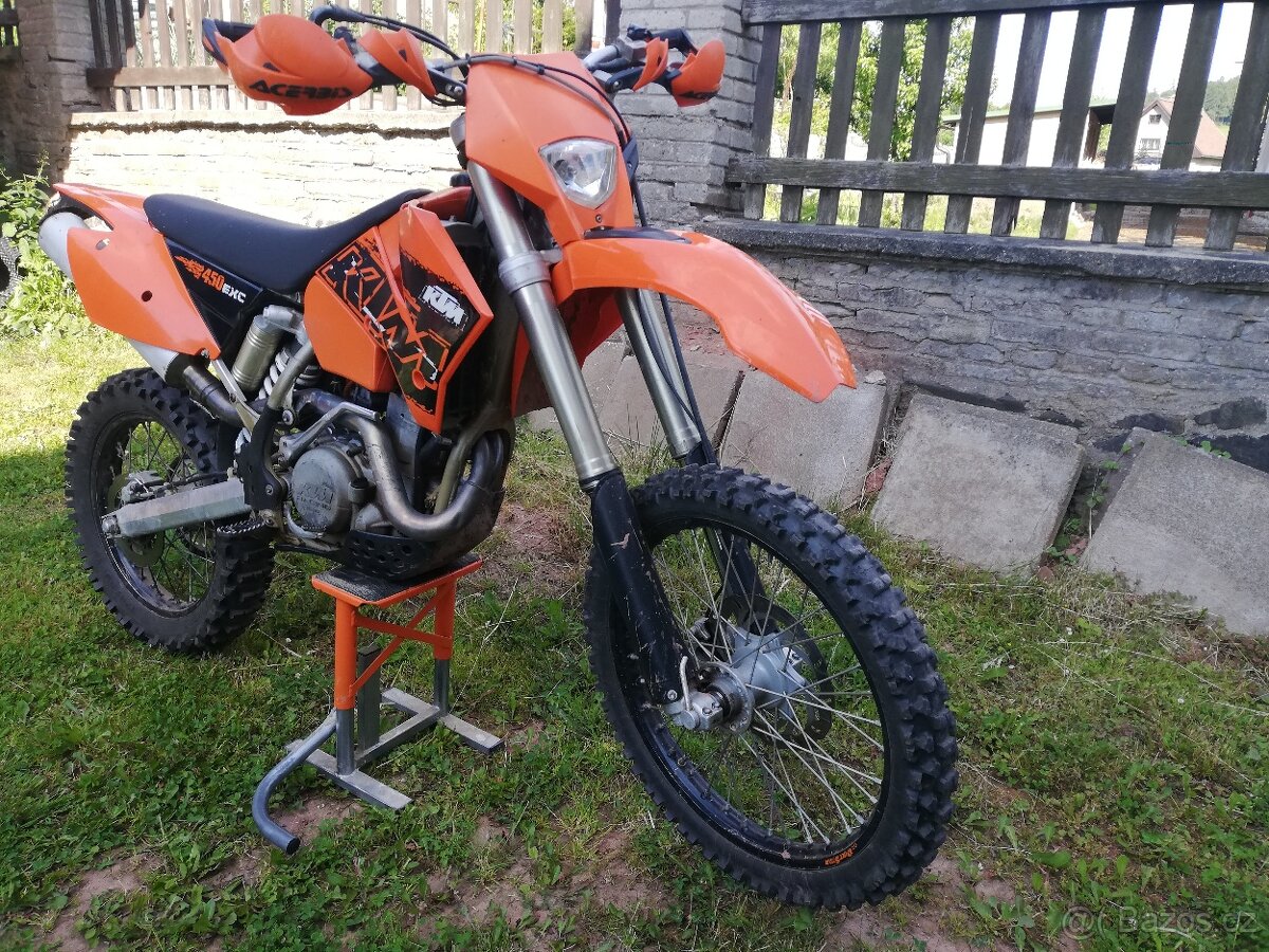 Ktm 450 Exc + motardová kola