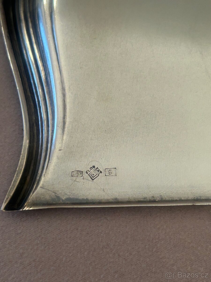 Elegantní postříbřená souprava Floreat - 3