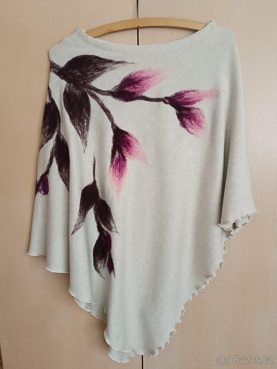 Květinové pončo - 3