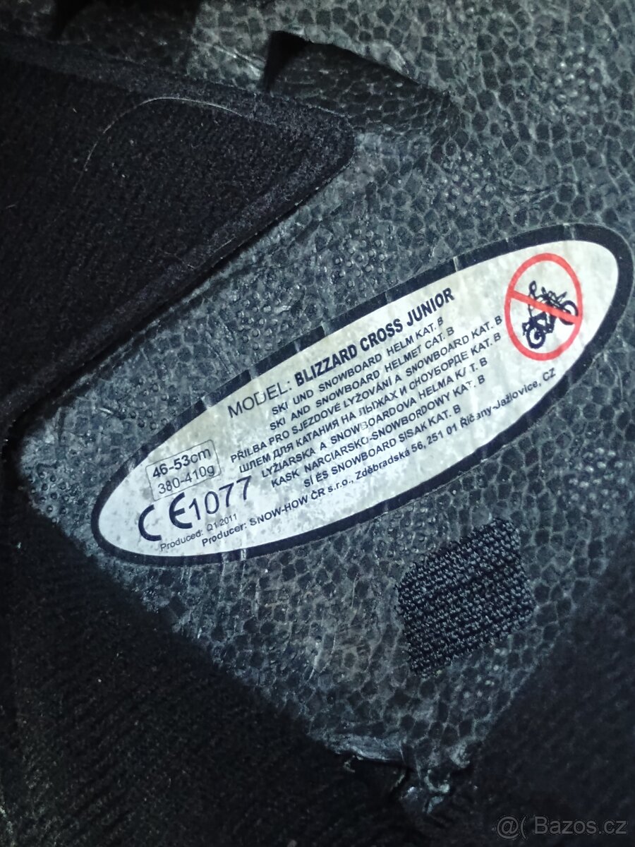 Dětská lyžařská přilba Zn.Blizzard - 3