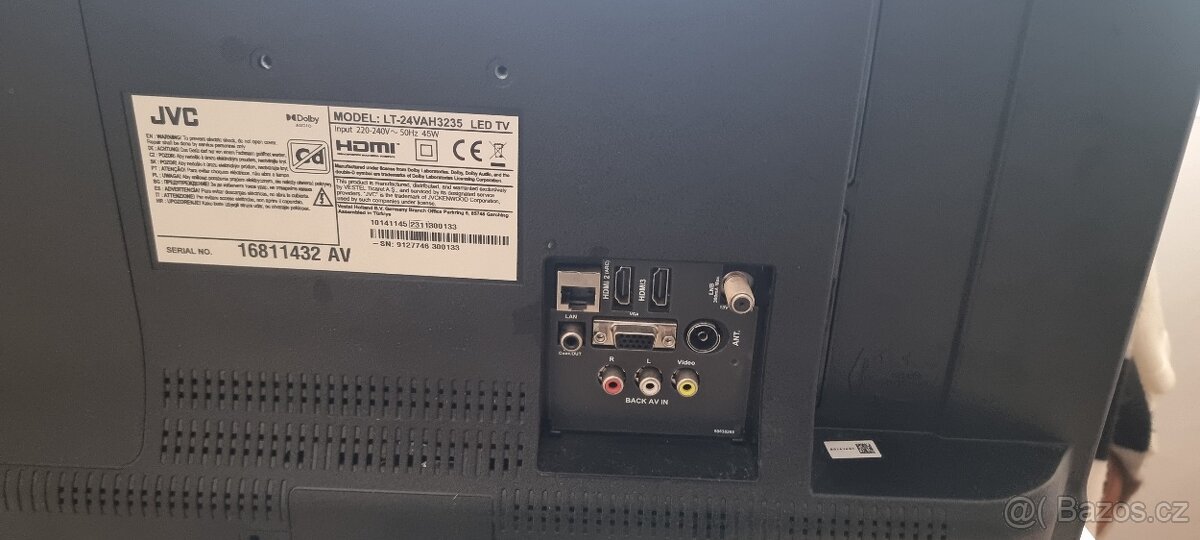 Smart televize JVC LT-24VAH3235 Android 11 + držák - 3