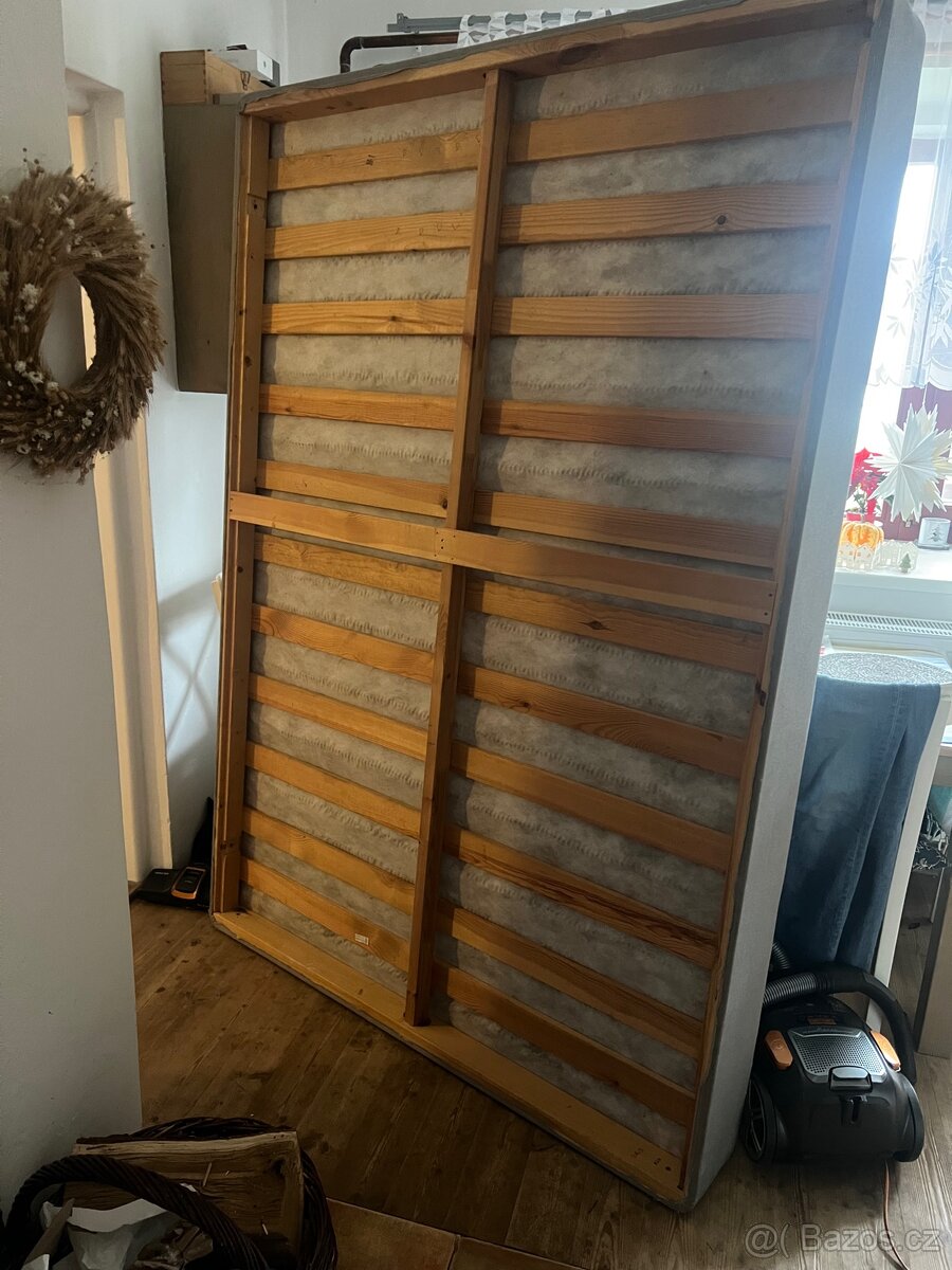 Matrace 140x200 cm s roštem - 3