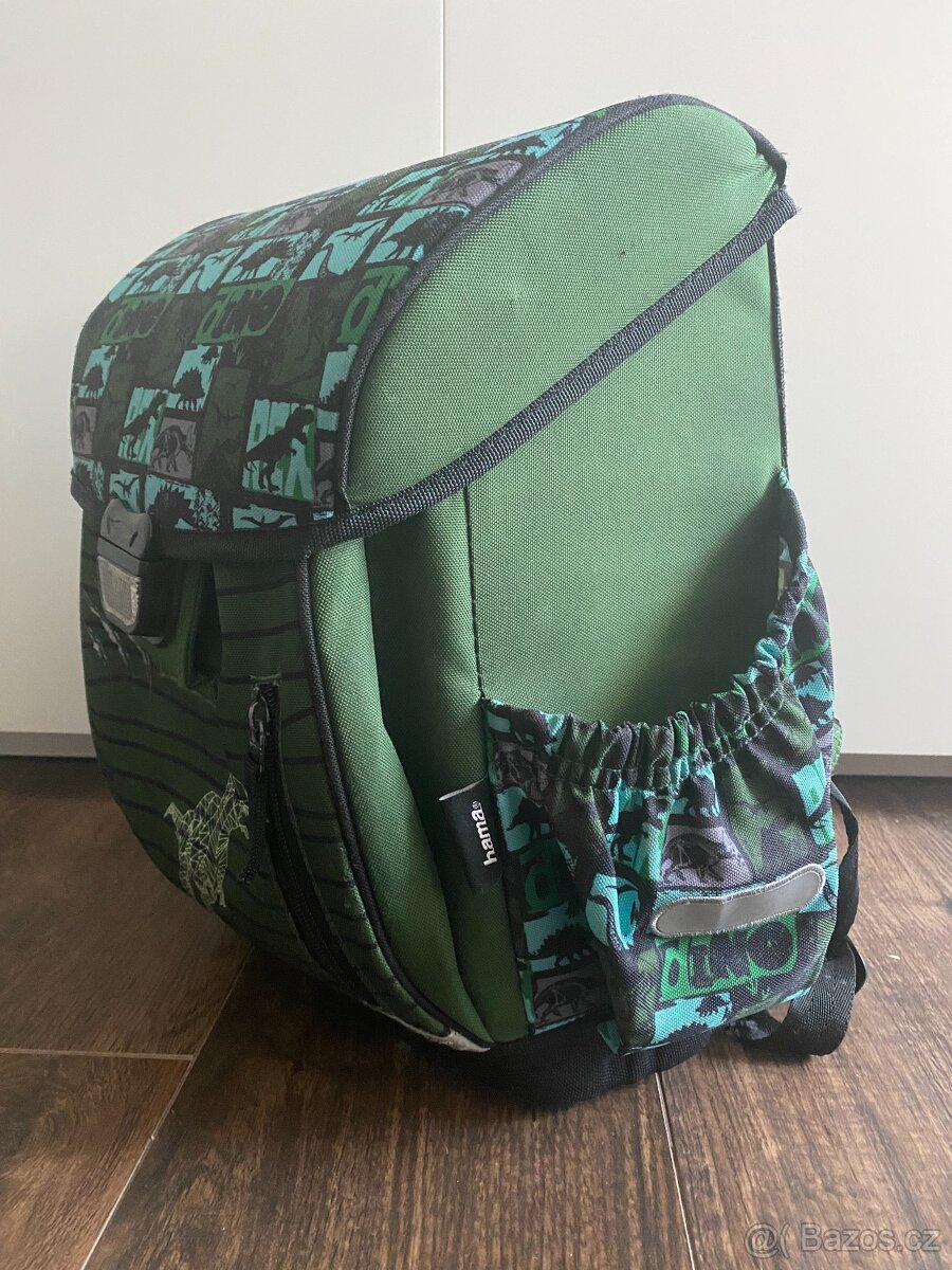 Školní aktovka Hama s dinosaurem pro 1. Třídu + kapsář - 3