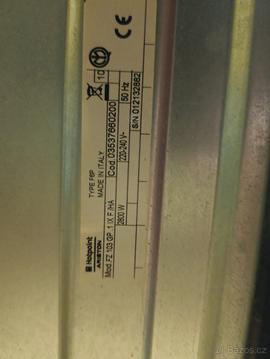 Hotpoint Ariston typ.F6P,Mod.FZ 103 GP .1 IX F/HA - 3