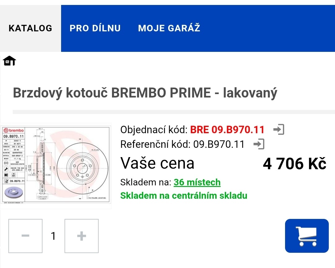Brzdové kotouče Brembo Prime - 3