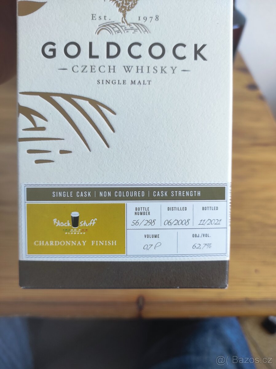 Absinth Žufánek a Gold Cock Black Stuff - 3