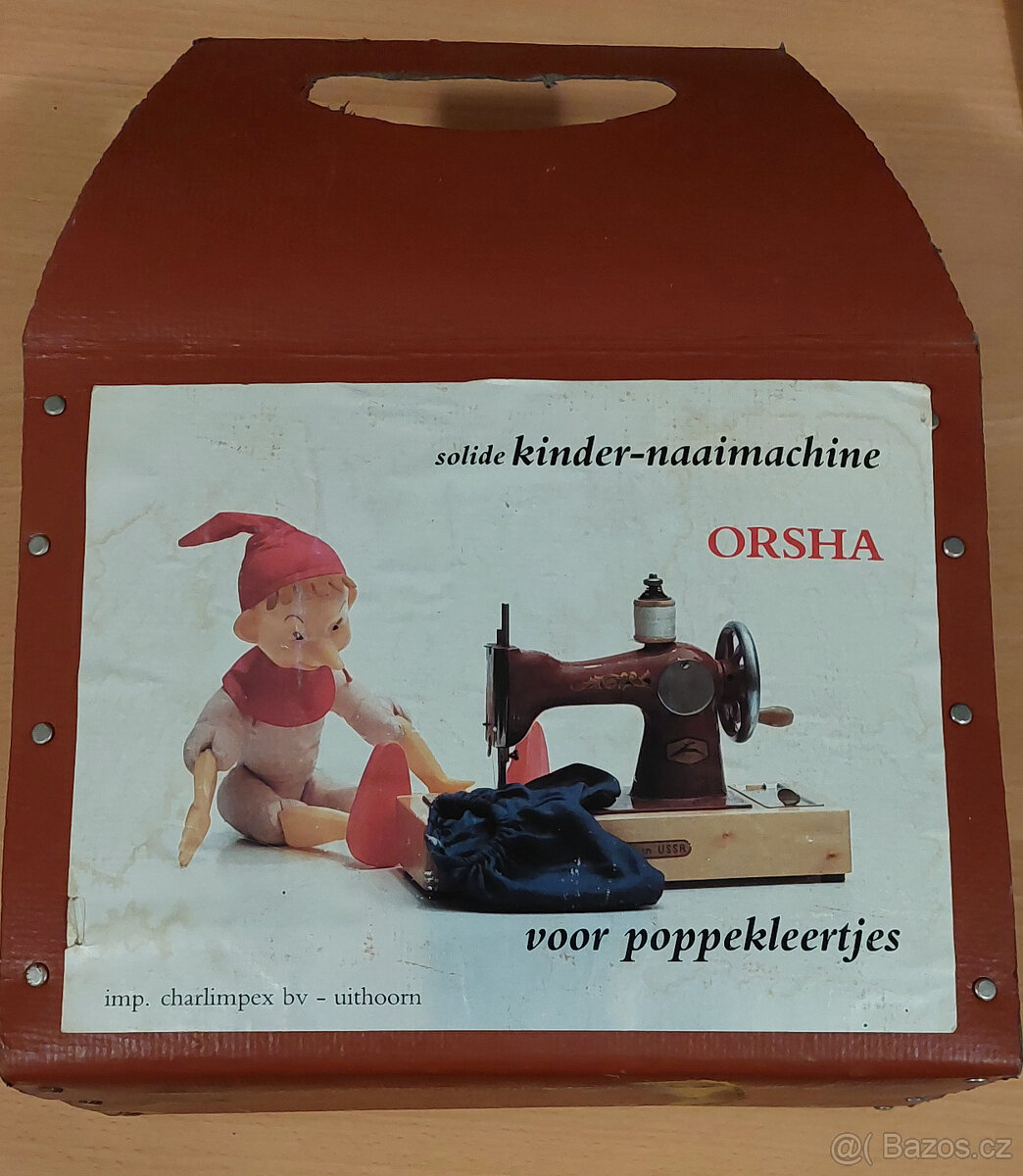 Šicí stroj pro děti/dospělé, starožitný, funkční - 3