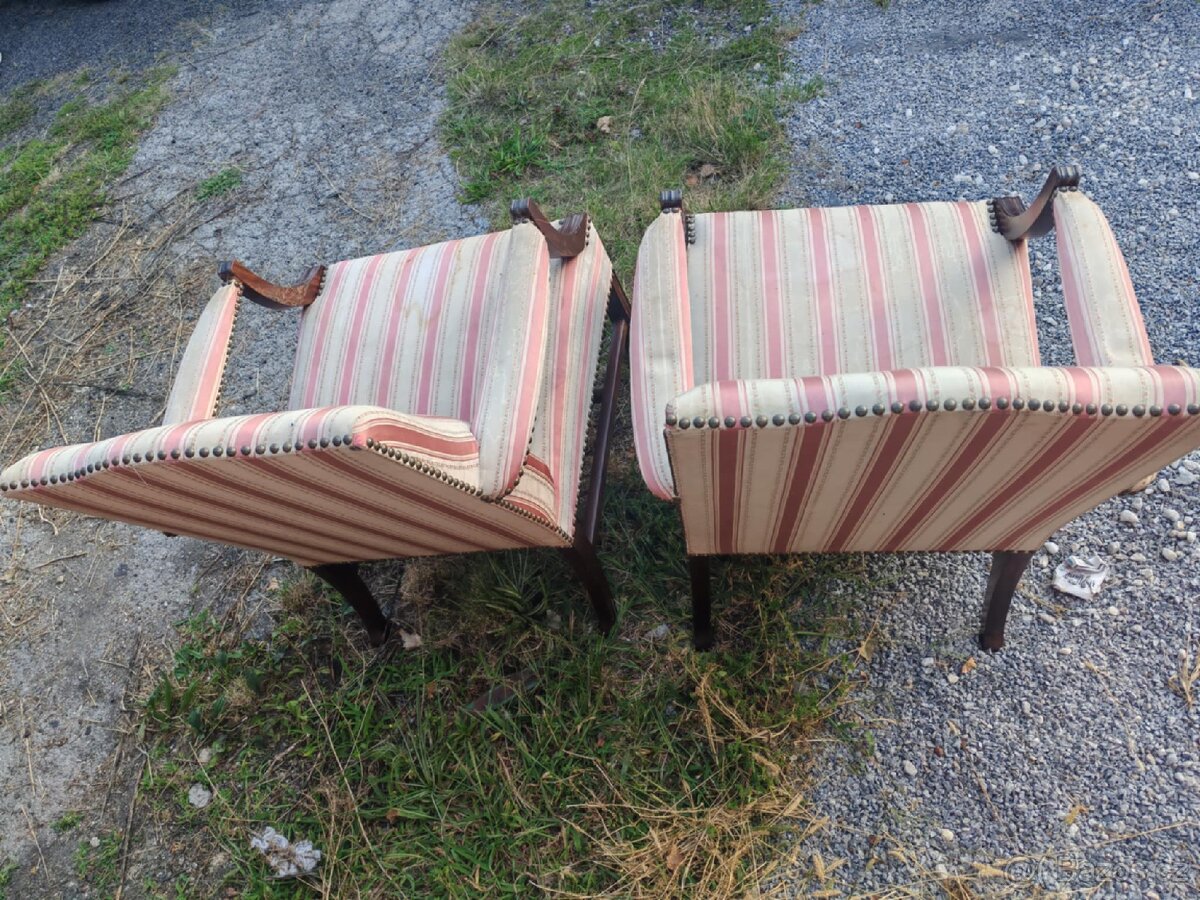 Stará švédská křesla AB O. H. SJÖGREN TRANAS SWEDEN - 3