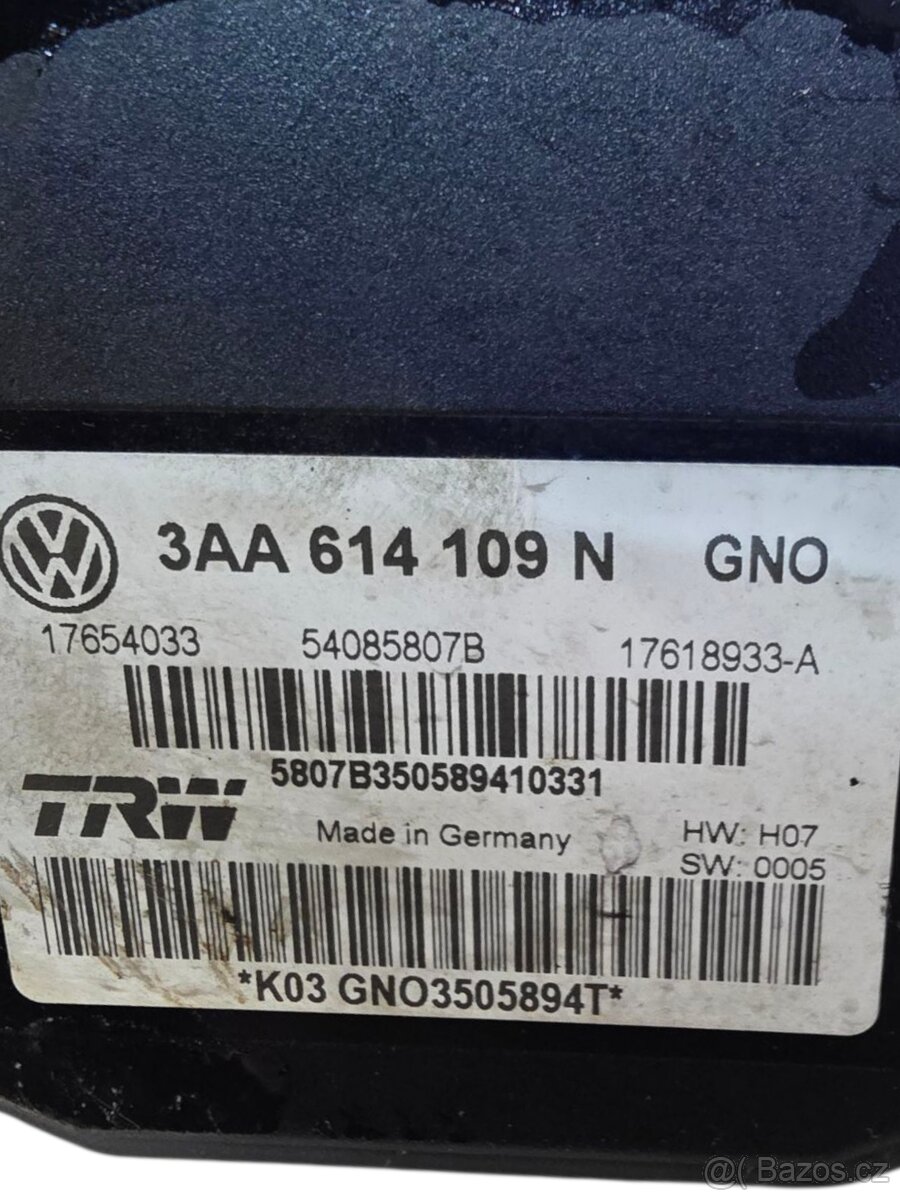 Řídící jednotka ABS pro vozy Volkswagen 3AA614109N - 3