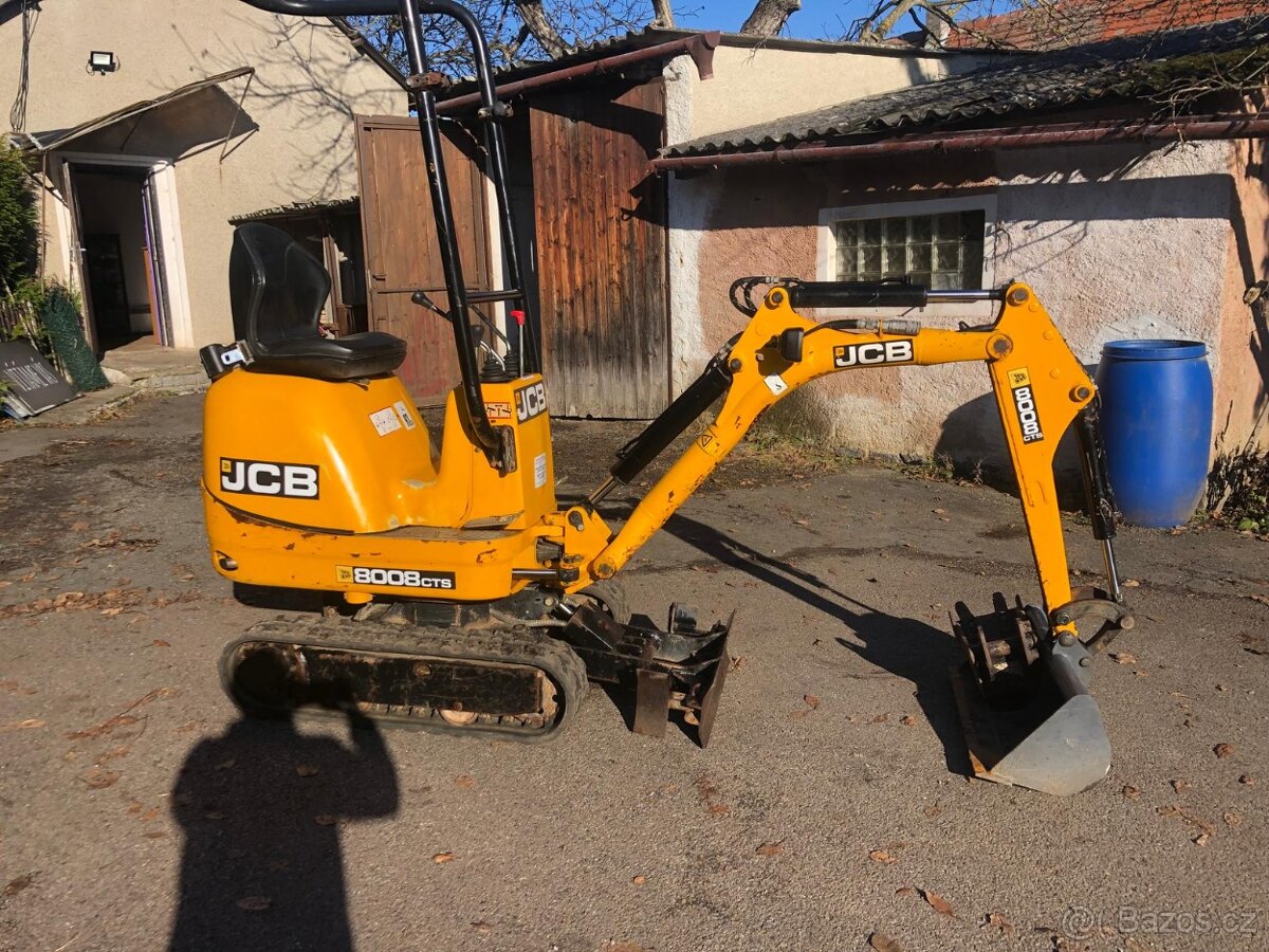 Prodám minibagr JCB 8008 CTS - 3