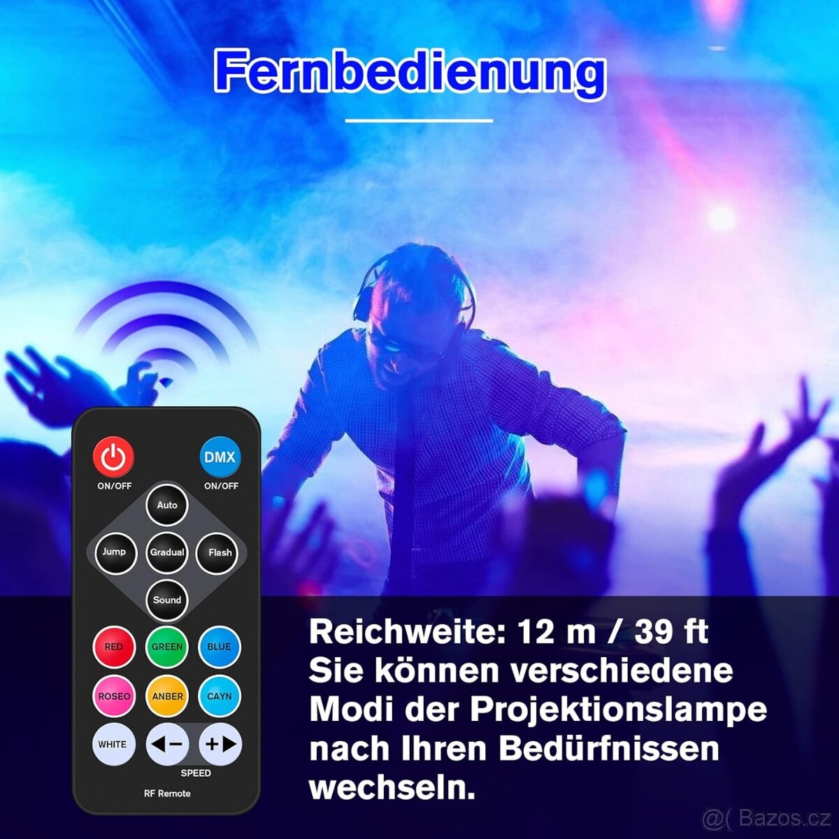 Katomi KDMX-512 4x 36 W DMX512 PAR světlo - 3