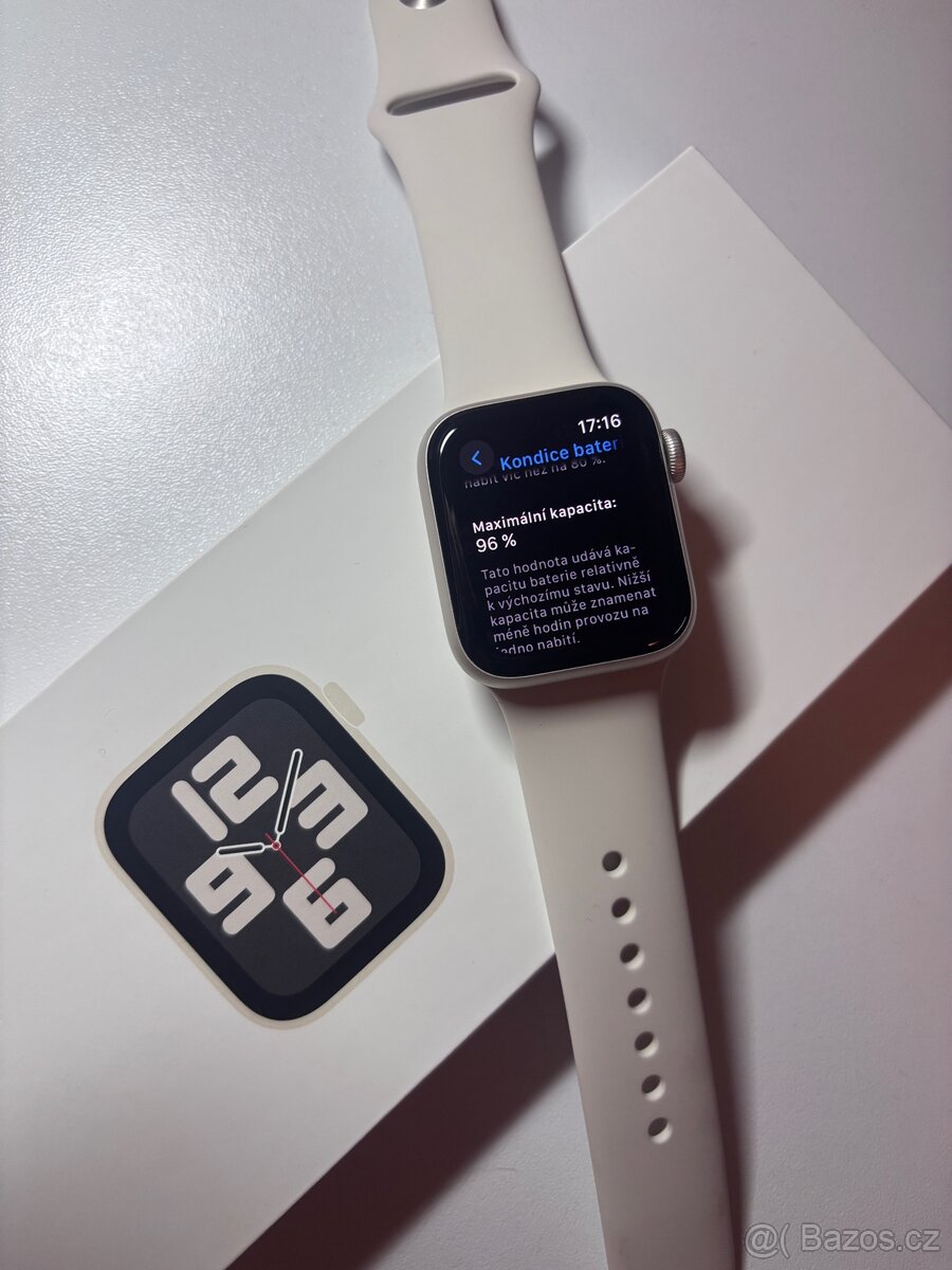 Apple watch SE 2024 40mm - 96% baterie, pěkný stav - 3
