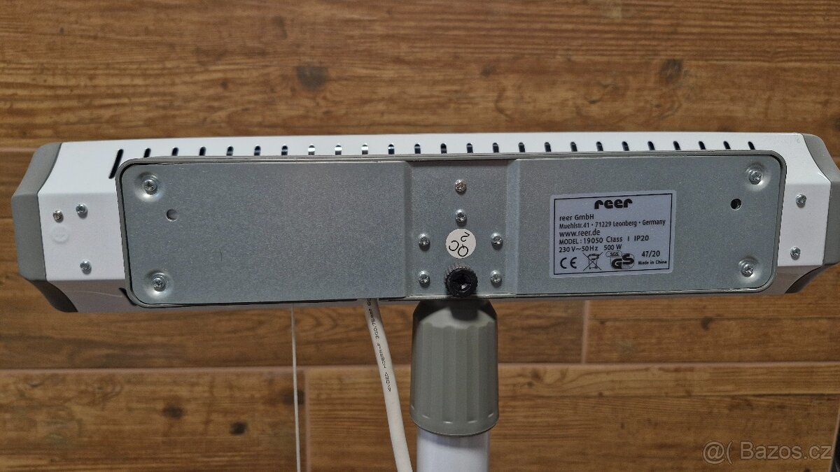 Sálavý tepelný zářič, infračervený REER - 3