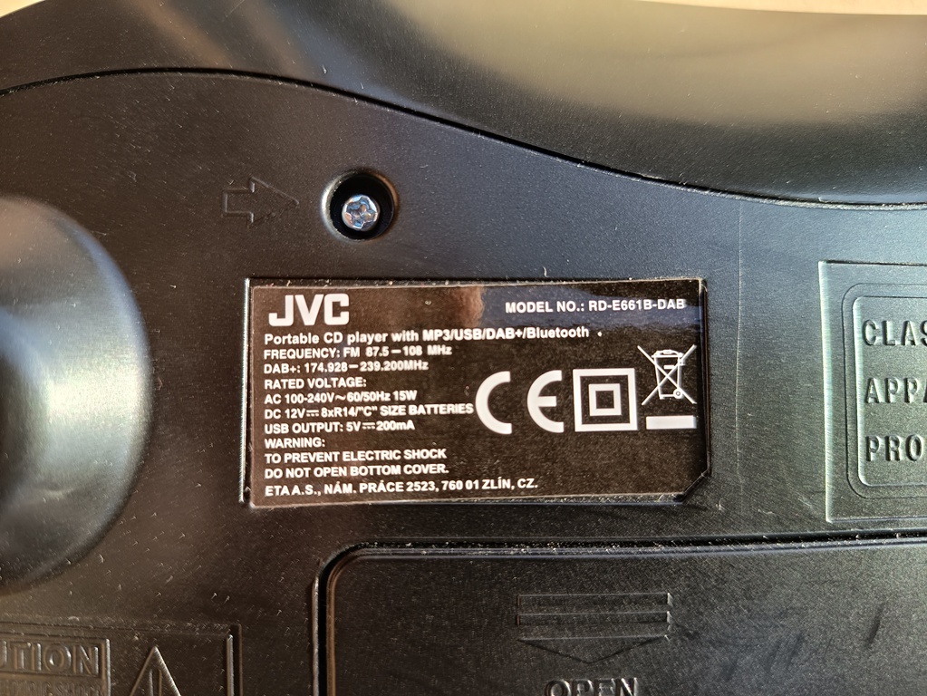 Radiopřijímač s CD - 3