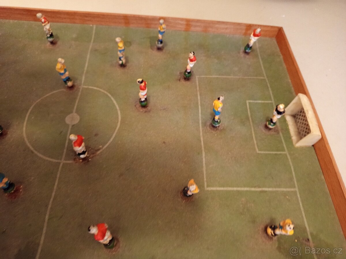 Dřevěný fotbálek retro - 3
