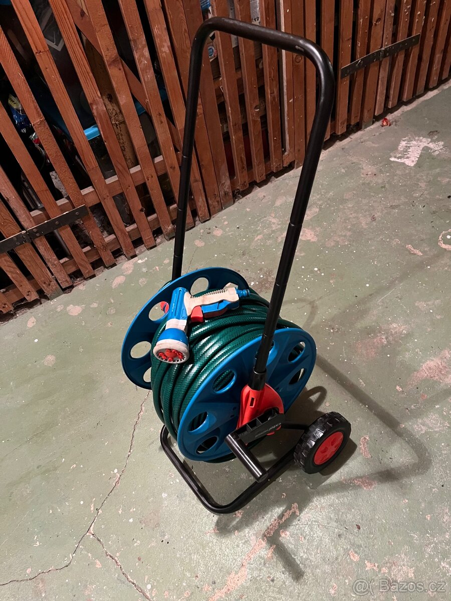 Zahradní hadice Extool s vozikem 12,7mm vnitřní průměr - 3