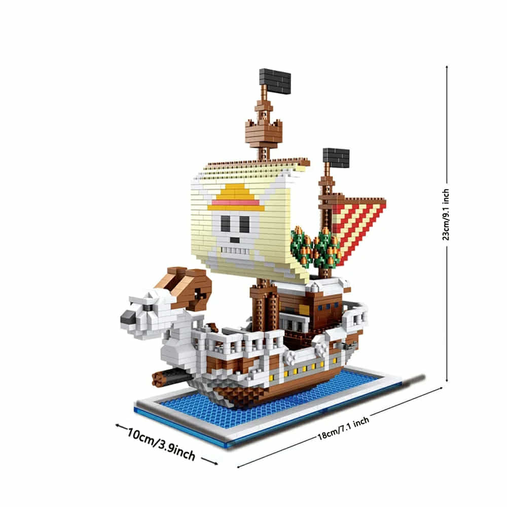 NOVÁ stavebnice pirátská loď 1520 dílků delka 18cm - 3
