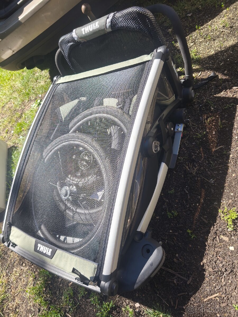 Prodám dětský vozík Thule Chariot Lite 2 Agave - 3