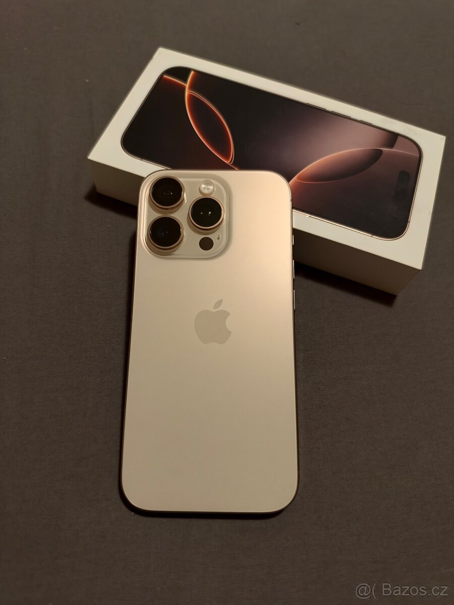 Iphone 16pro, 128gb, pouštní Titan - 3