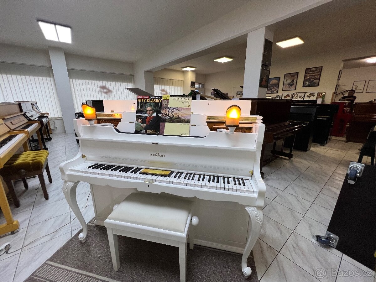 Německé piano Schimmel rococo po opravě, se zárukou, doprava - 3