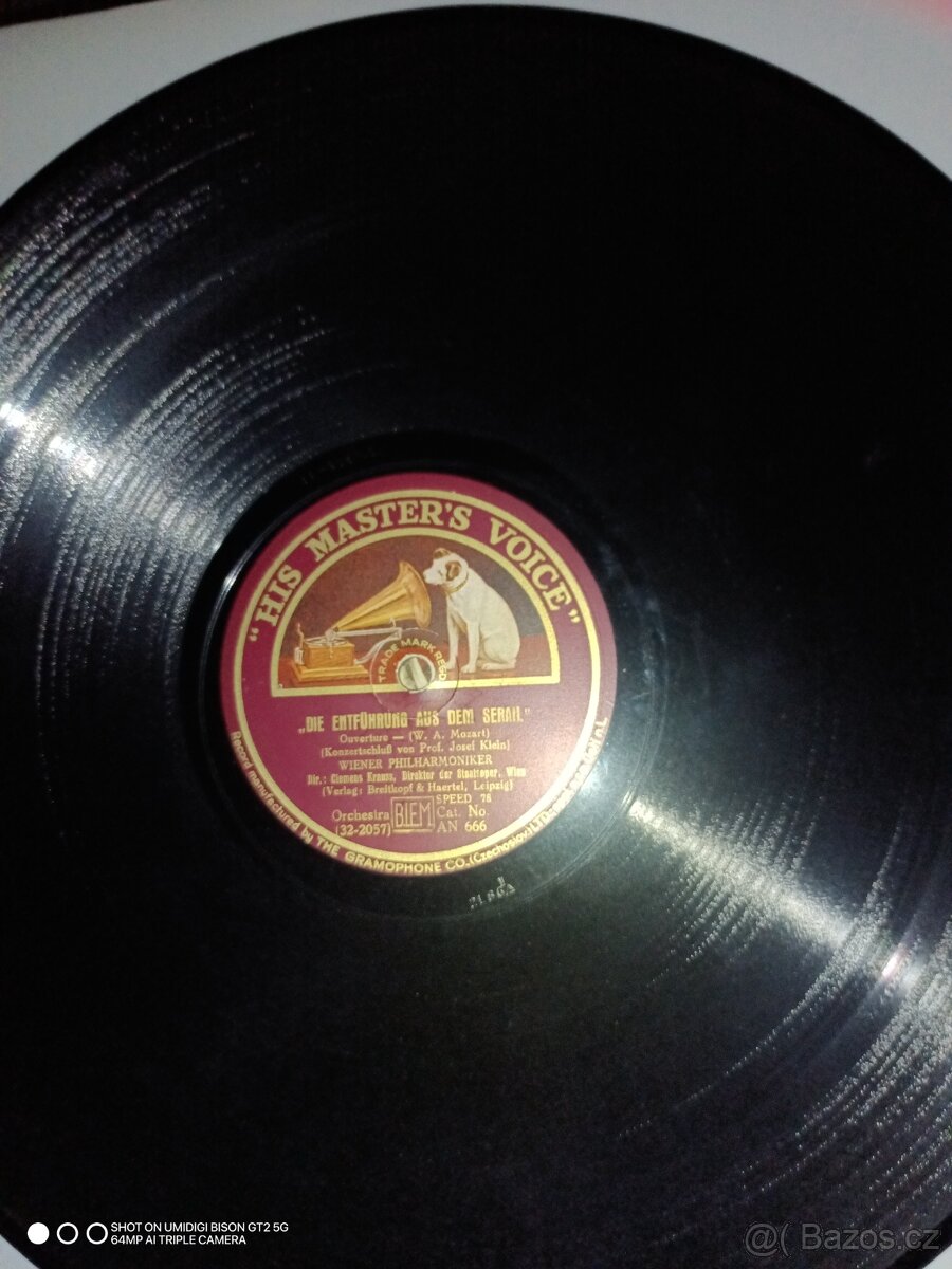 Šelaková Gramo deska His Masters voice - 3