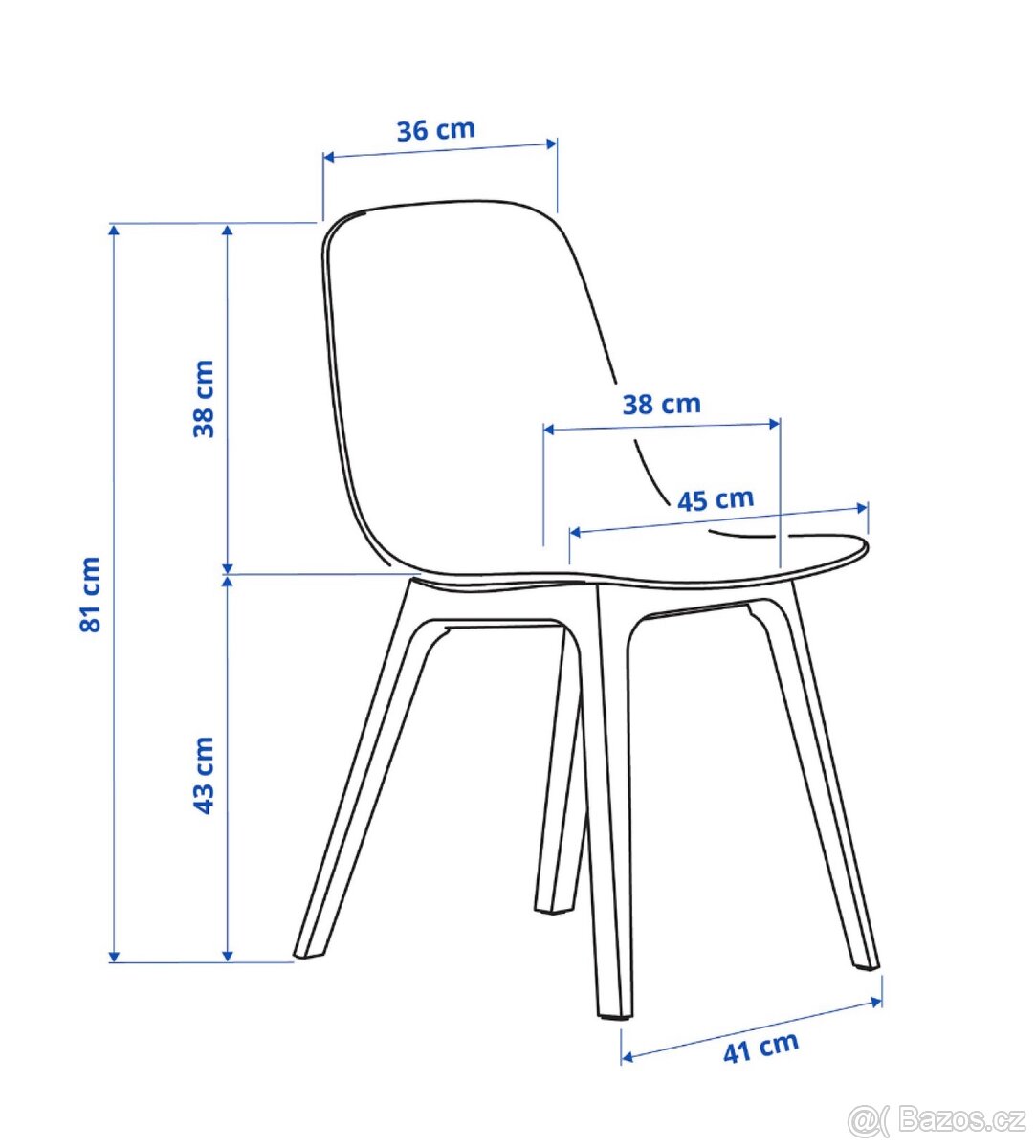 Plastová židle IKEA - 3