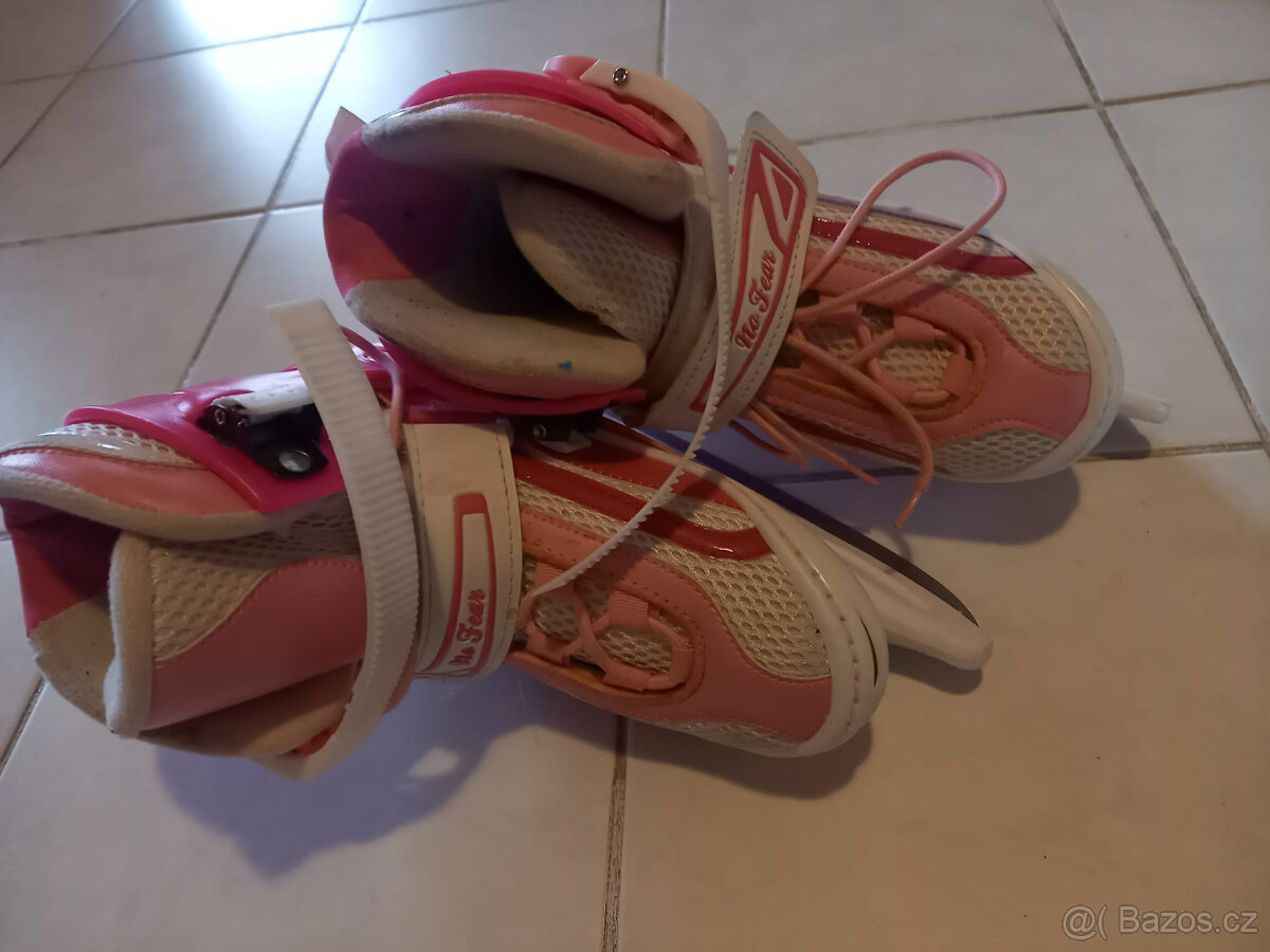 Lední brusle, nastavitelné, vel. 31-33 - 3