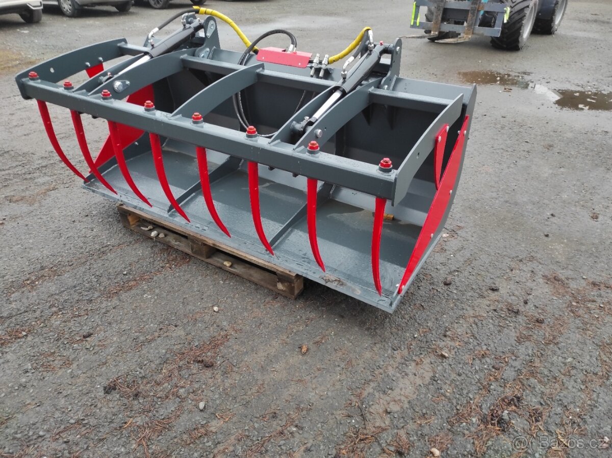 Lopata s přídavným drapákem - přidržovačem - 3