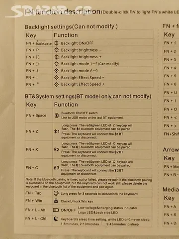 Optická mechanická herní klávesnice GK61 - 3