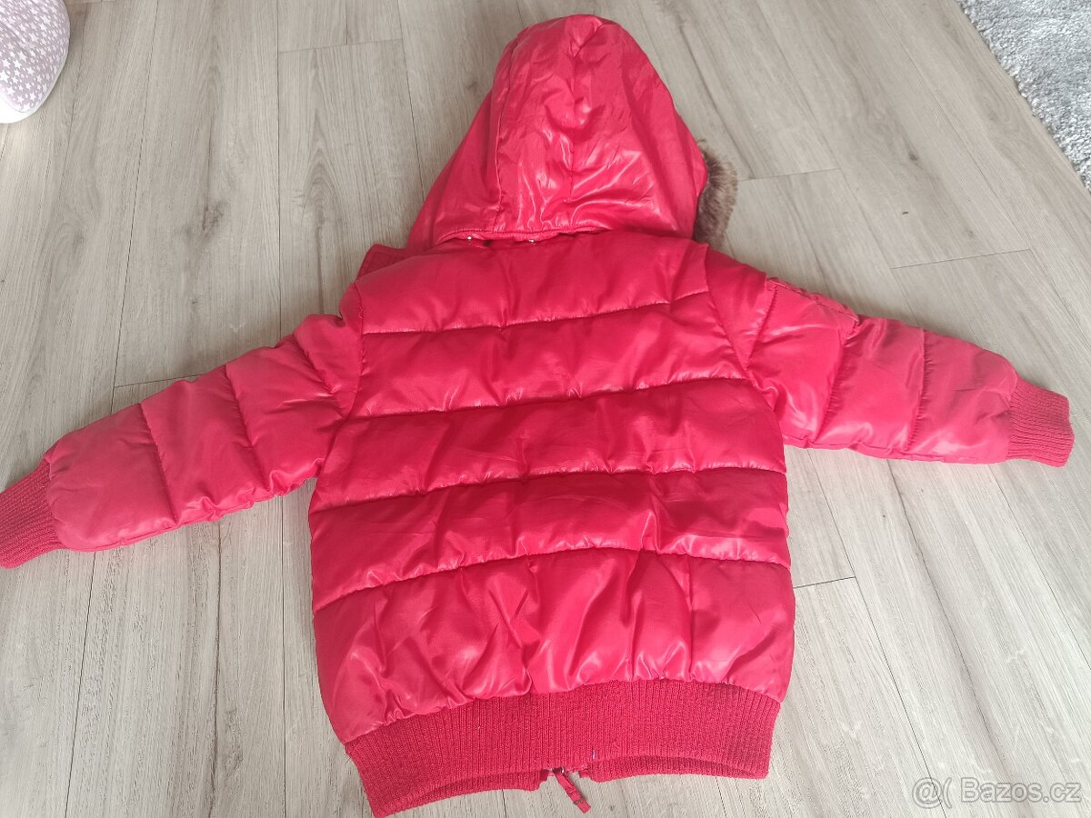 Dívčí zimní bunda velikost 110 - 3