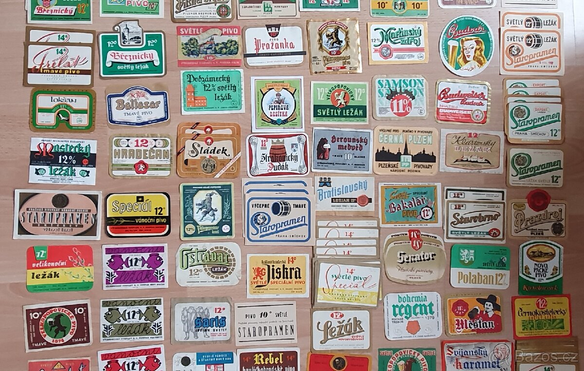Pivní etikety od 60. let - 3