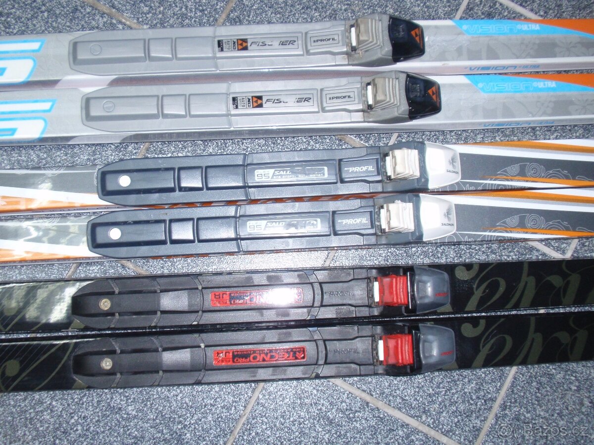 DÁMSKÉ 163/164 CM TURISTICKÉ BĚŽKY DO 55 KILO SNS - 3