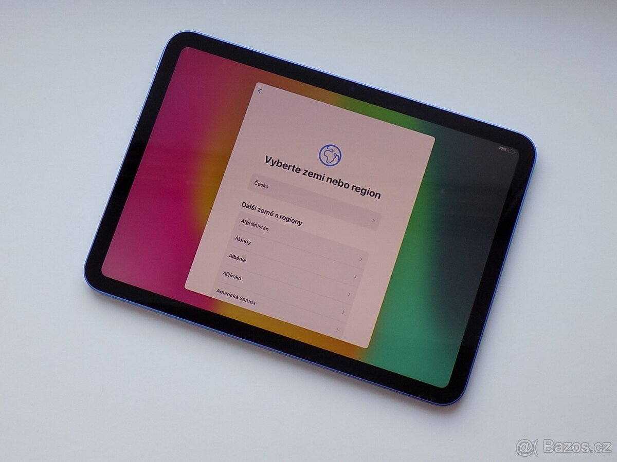 Apple iPad 10,9" (2022) 64GB Wi-Fi Modrý - ZÁRUKA - 100% BA - 3