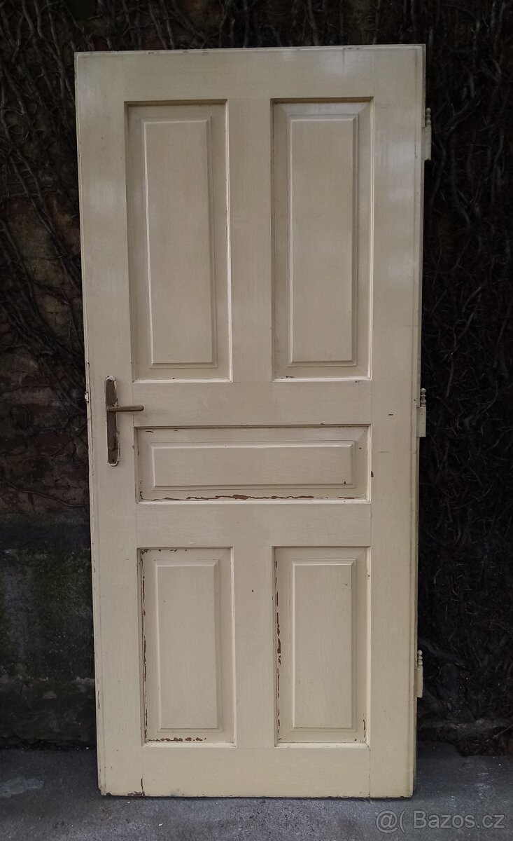 Starožitné smrkové dveře - 2 - 3