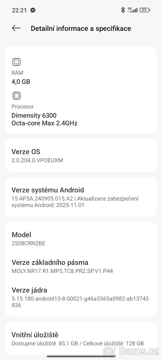 Prodám Xiaomi Redmi 15C - 3