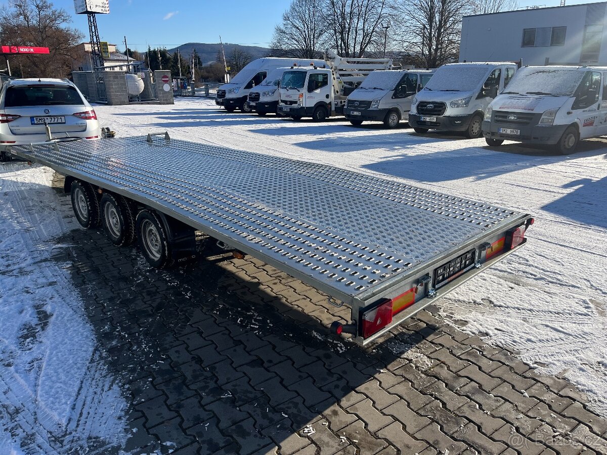 Přepravník automobilů nový plato 6x2,1m,odpočet DPH - 3