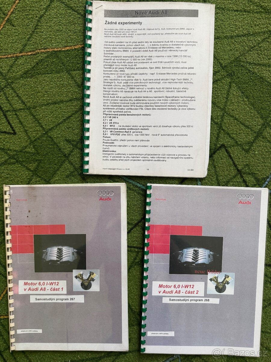 Audi a VW dílenské příručky - 3