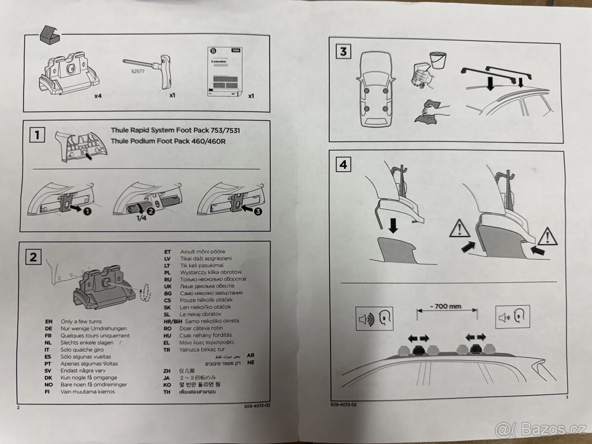 Thule Kit 4072 na Lexus RX 2016-2022 - 3