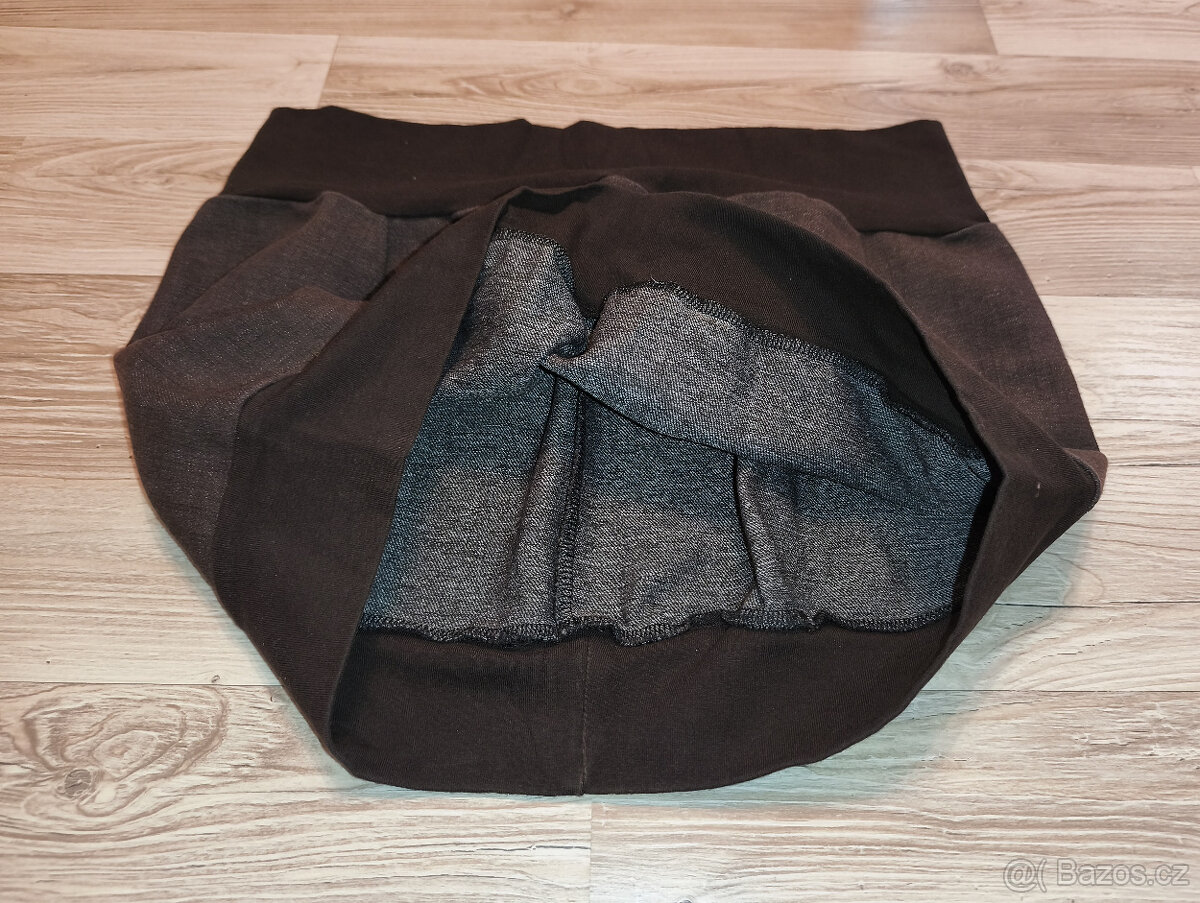 Dámská hnědá sukně "handmade" - vel. S - 3