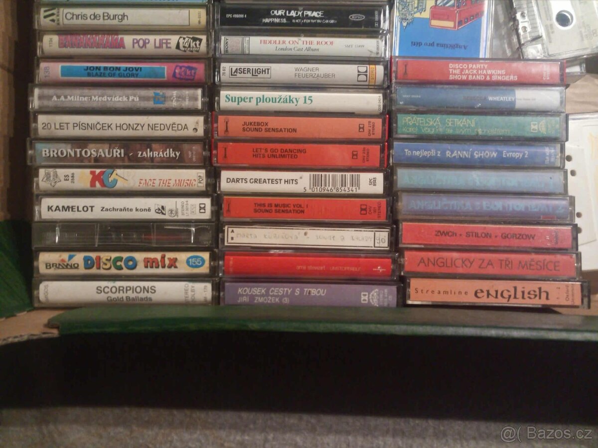 MC kazety originál asi 50ks - 3