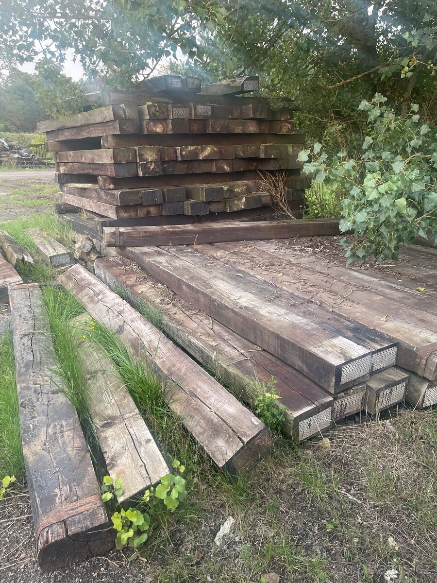 Nové pražce dubové nepoužité - 3