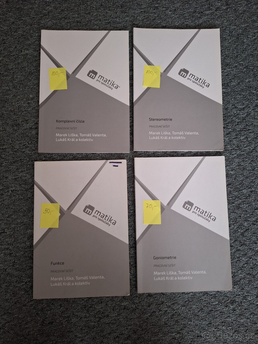 Učebnice a PS z matematiky - 3