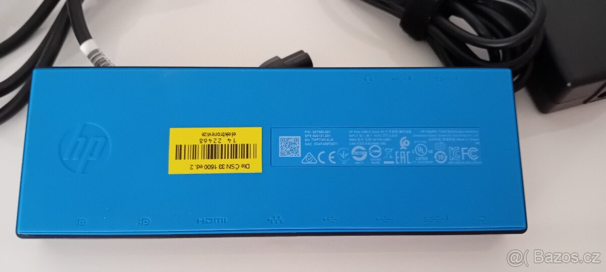 Prodam dokovaci stanici HP Elite USB-C Docking Station G3 - 3