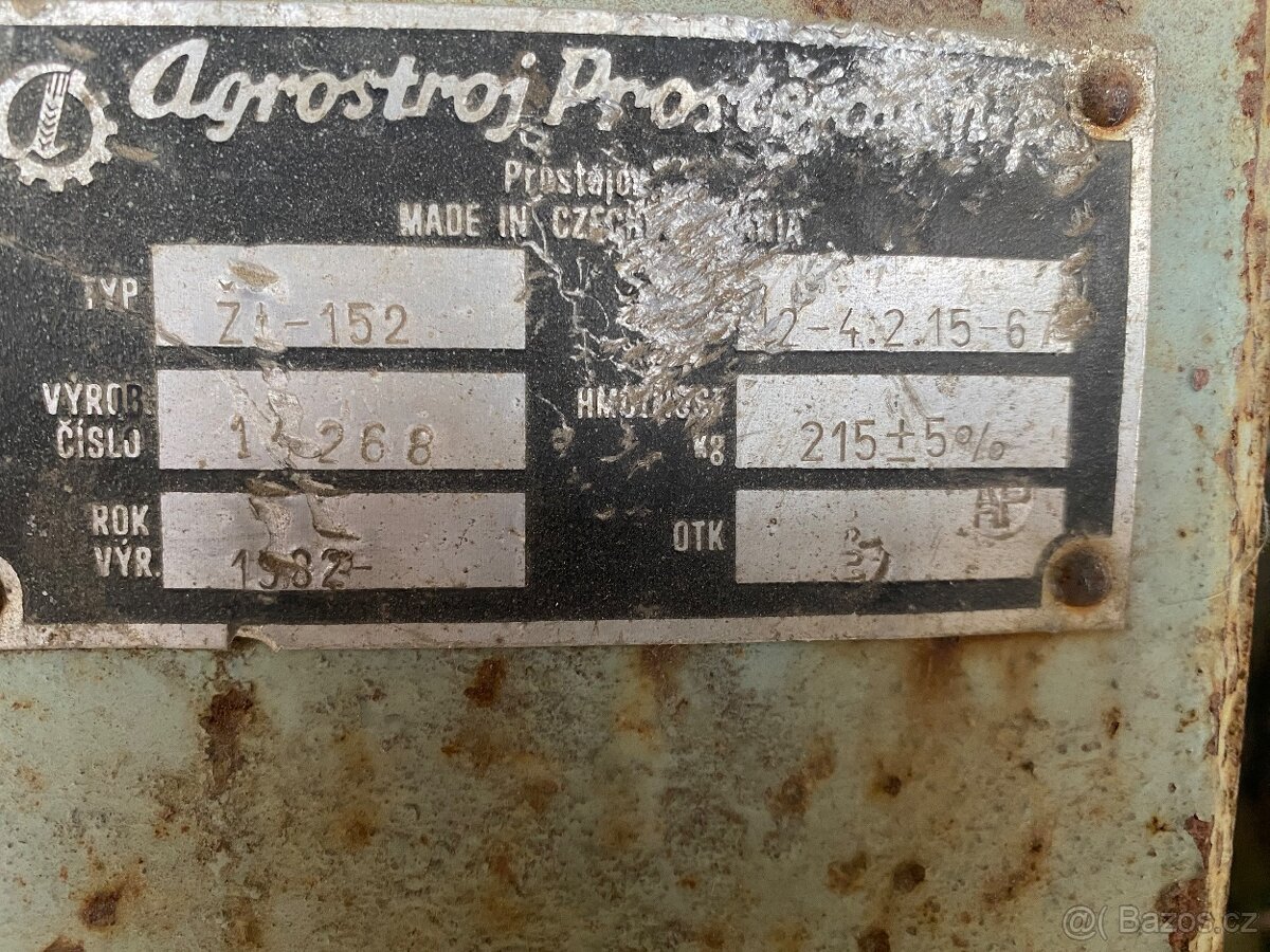 Žací lišta Zt 152 - 3