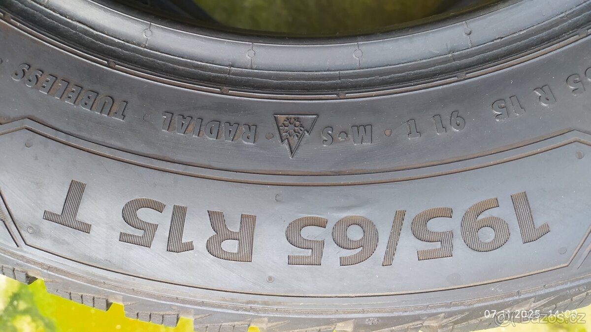 195/65 R15 BARUM POLARIS 5 DOT 2621 - 7 mm - 3