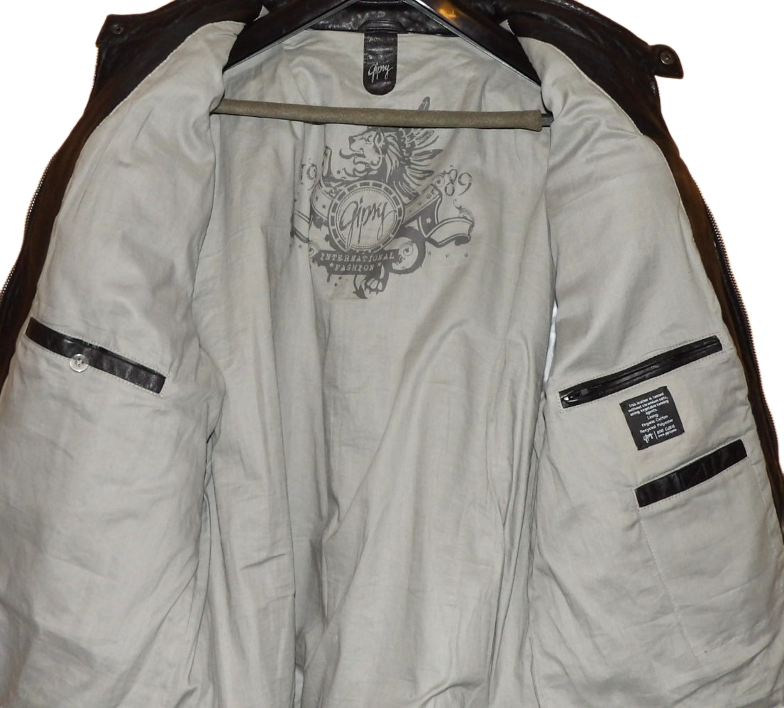 Černá kožená bunda - 3XL - 3