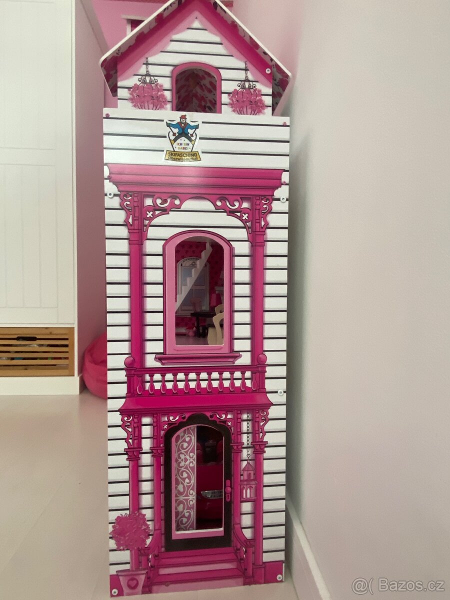 Dřevěný domeček pro panenky Barbie - Amelia - 3