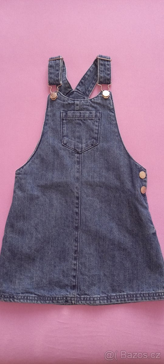Džínové laclové šatičky - 3