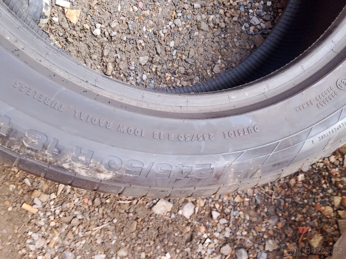 245/50/18 100w Continental - letní pneu 2ks - 3